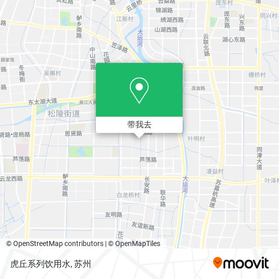 虎丘系列饮用水地图