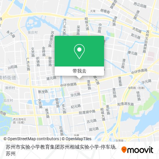 苏州市实验小学教育集团苏州相城实验小学-停车场地图