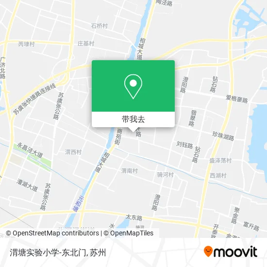渭塘实验小学-东北门地图