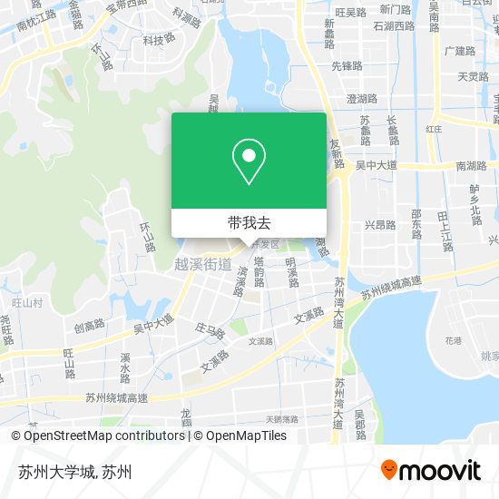 苏州大学城地图