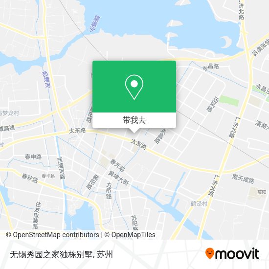 无锡秀园之家独栋别墅地图