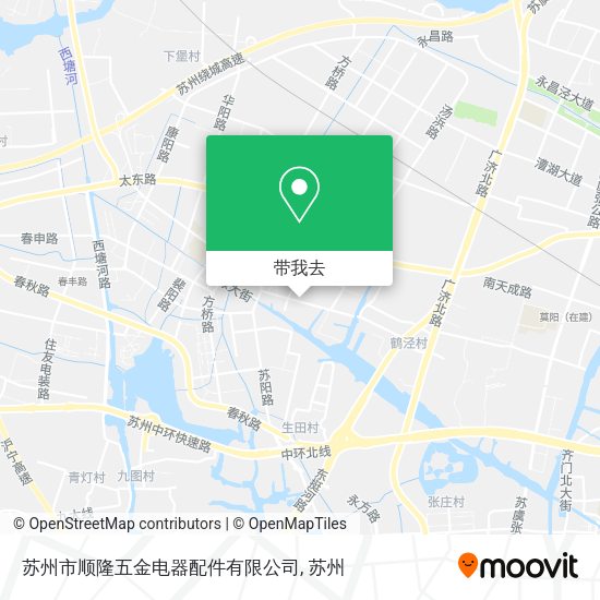 苏州市顺隆五金电器配件有限公司地图