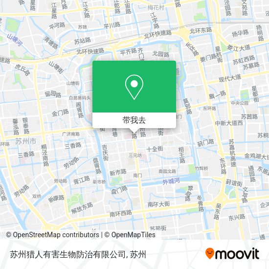 苏州猎人有害生物防治有限公司地图