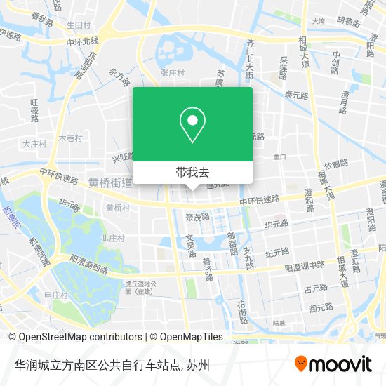 华润城立方南区公共自行车站点地图