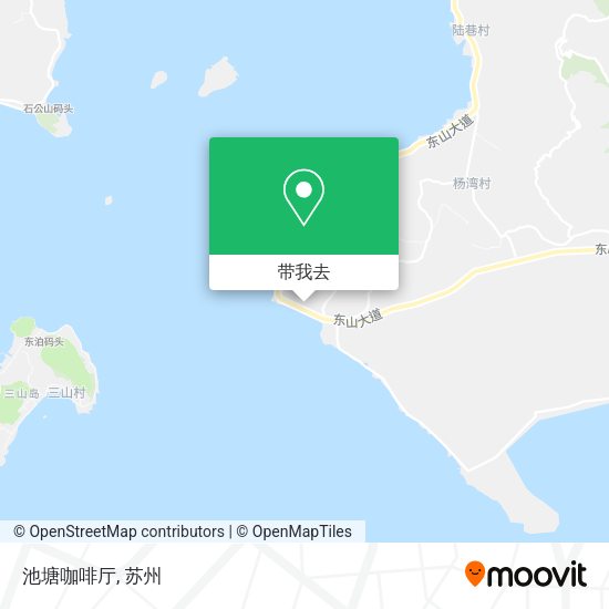 池塘咖啡厅地图
