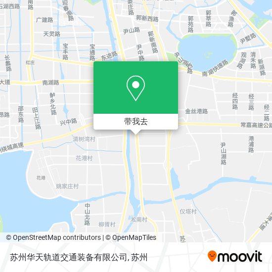 苏州华天轨道交通装备有限公司地图