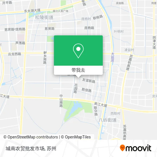 城南农贸批发市场地图
