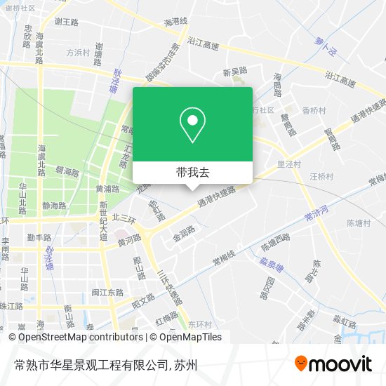 常熟市华星景观工程有限公司地图