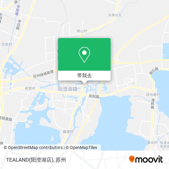 TEALAND(阳澄湖店)地图