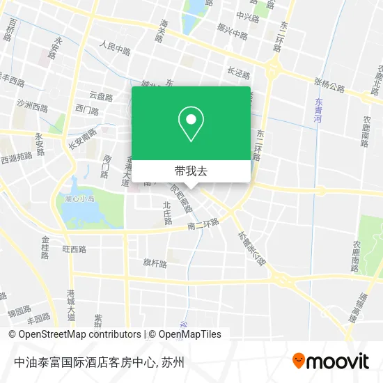 中油泰富国际酒店客房中心地图