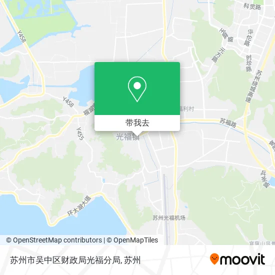 苏州市吴中区财政局光福分局地图