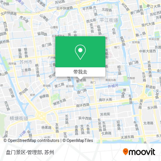盘门景区-管理部地图