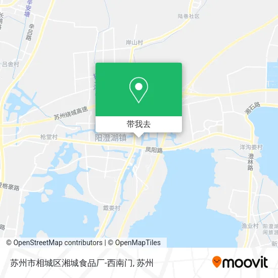 苏州市相城区湘城食品厂-西南门地图