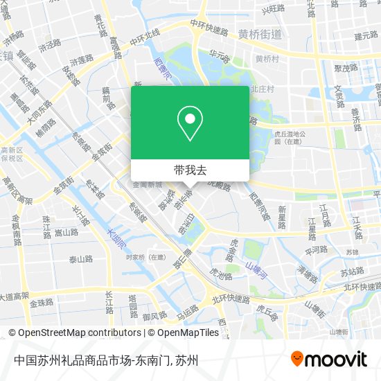 中国苏州礼品商品市场-东南门地图