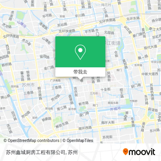 苏州鑫城厨房工程有限公司地图