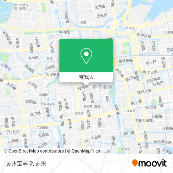 苏州宝丰堂地图