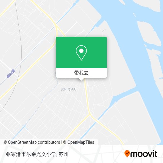 张家港市乐余光文小学地图