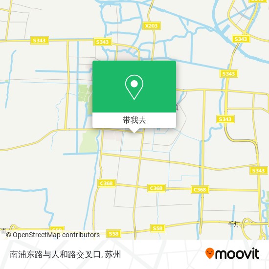 南浦东路与人和路交叉口地图