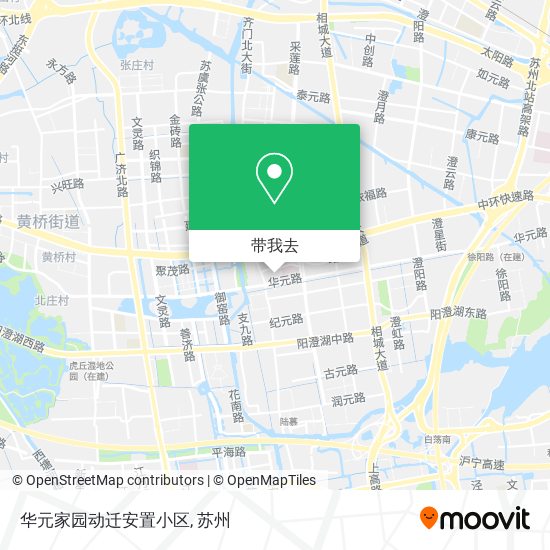 华元家园动迁安置小区地图