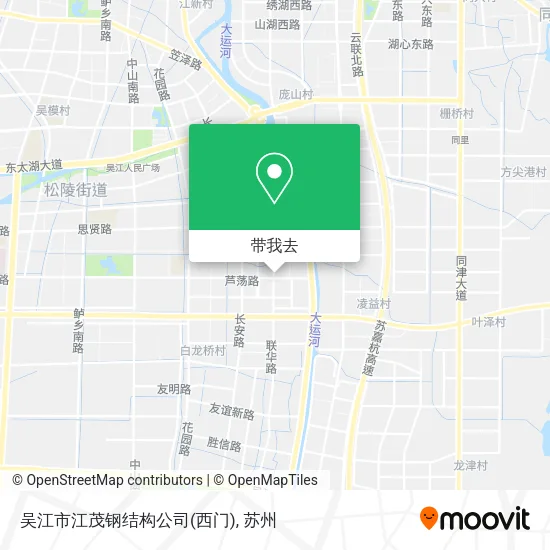 吴江市江茂钢结构公司(西门)地图