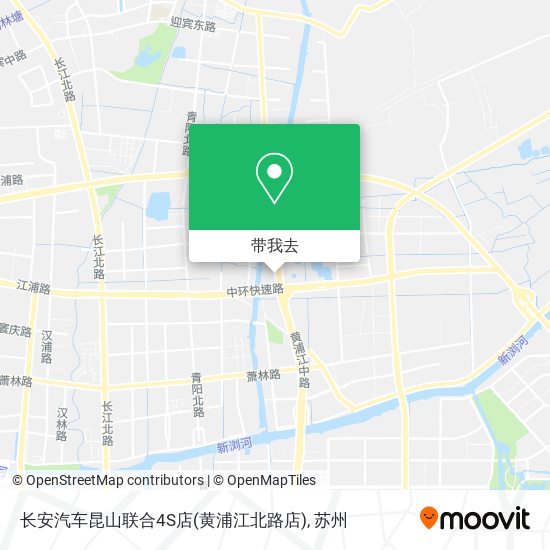 长安汽车昆山联合4S店(黄浦江北路店)地图