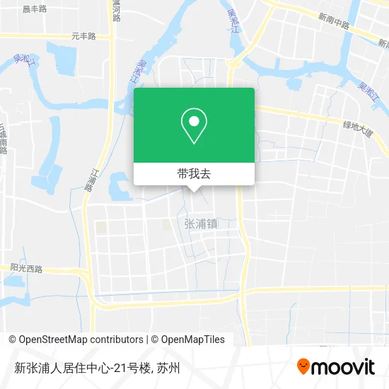 新张浦人居住中心-21号楼地图