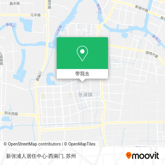 新张浦人居住中心-西南门地图