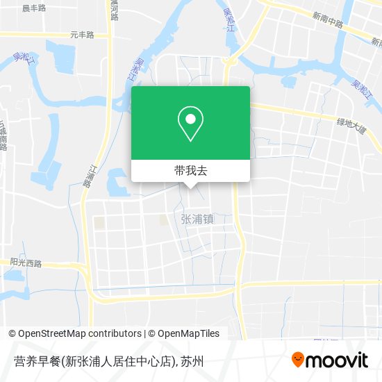 营养早餐(新张浦人居住中心店)地图