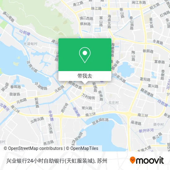 兴业银行24小时自助银行(天虹服装城)地图
