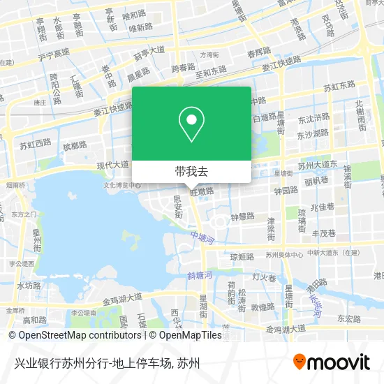 兴业银行苏州分行-地上停车场地图