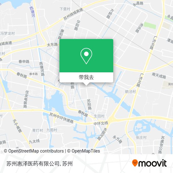 苏州惠泽医药有限公司地图