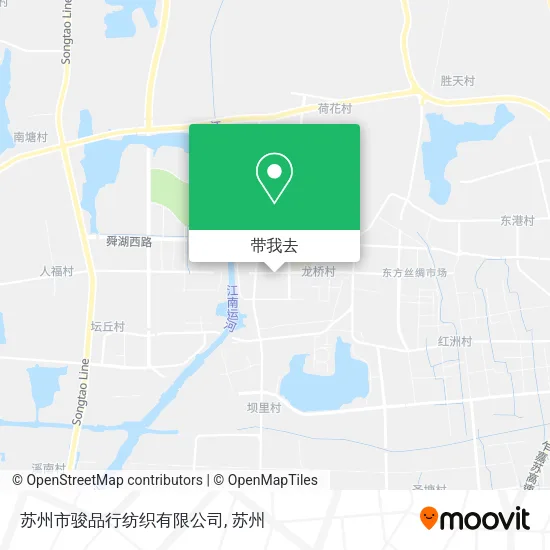 苏州市骏品行纺织有限公司地图