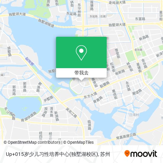 Up+015岁少儿习性培养中心(独墅湖校区)地图