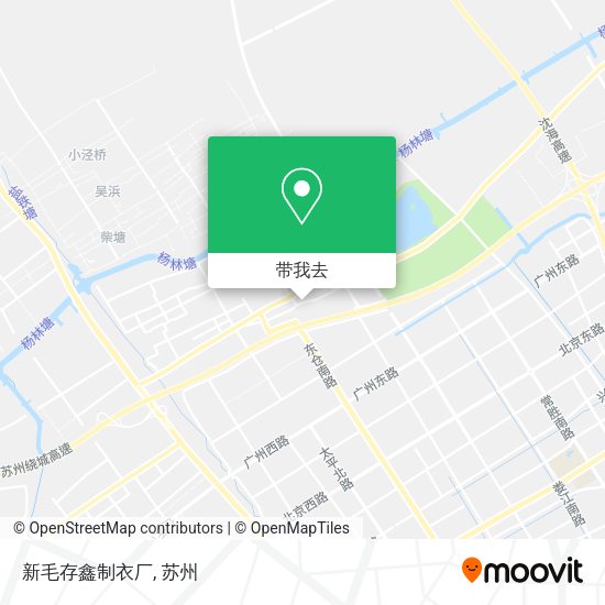 新毛存鑫制衣厂地图