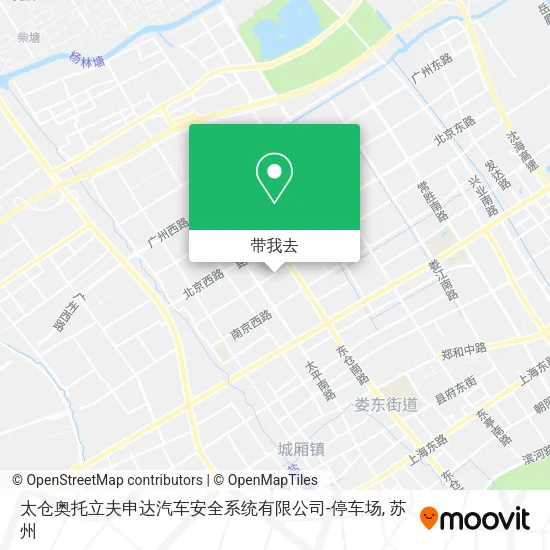 太仓奥托立夫申达汽车安全系统有限公司-停车场地图