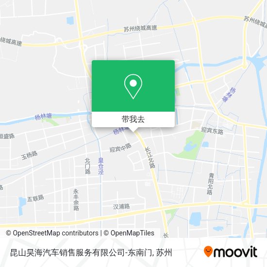 昆山昊海汽车销售服务有限公司-东南门地图