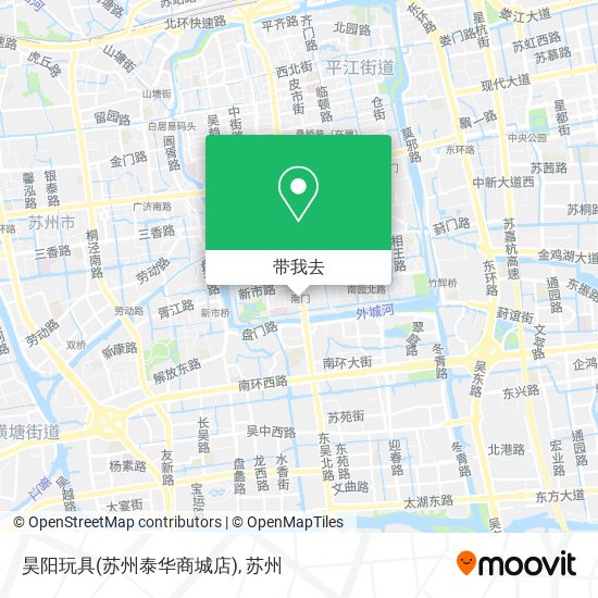 昊阳玩具(苏州泰华商城店)地图