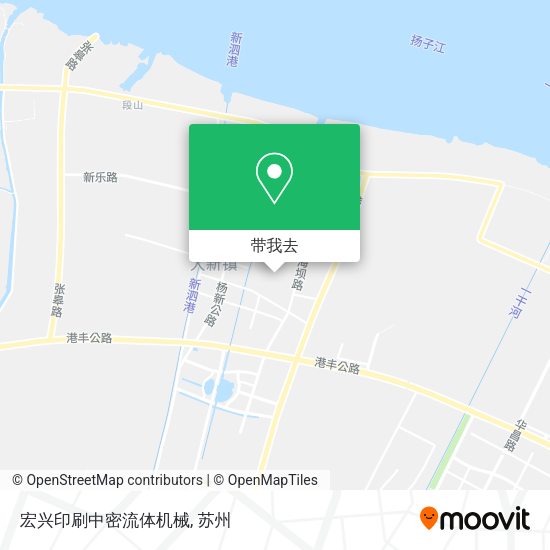 宏兴印刷中密流体机械地图