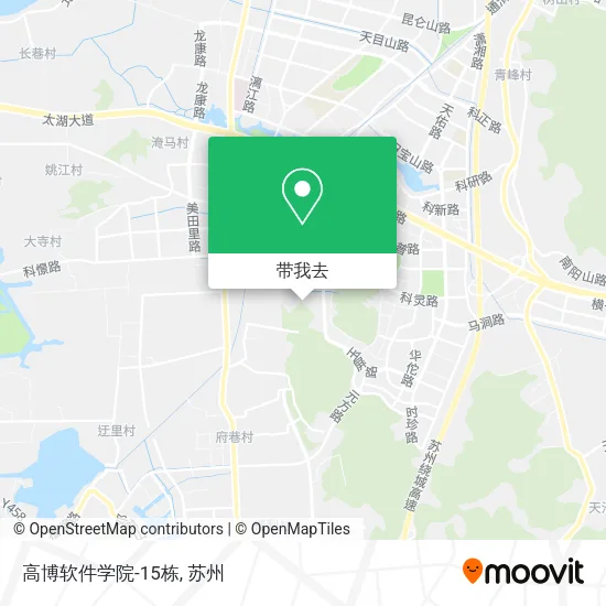 高博软件学院-15栋地图