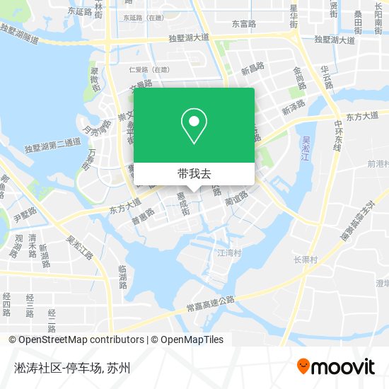 淞涛社区-停车场地图
