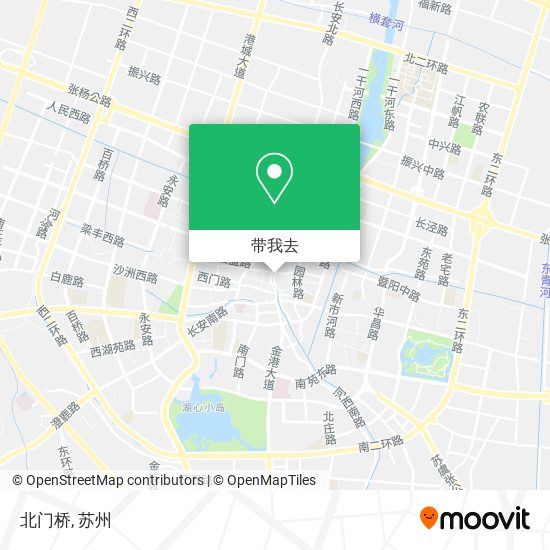 北门桥地图