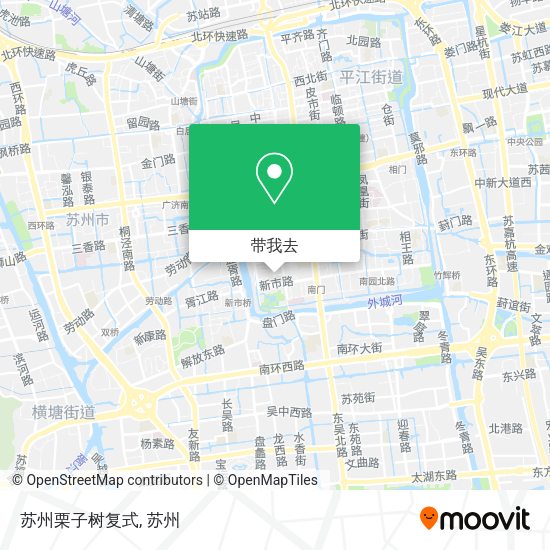 苏州栗子树复式地图