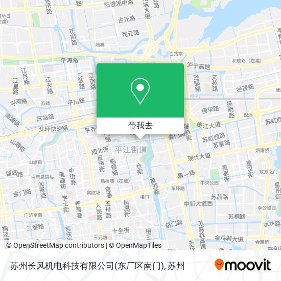 苏州长风机电科技有限公司(东厂区南门)地图