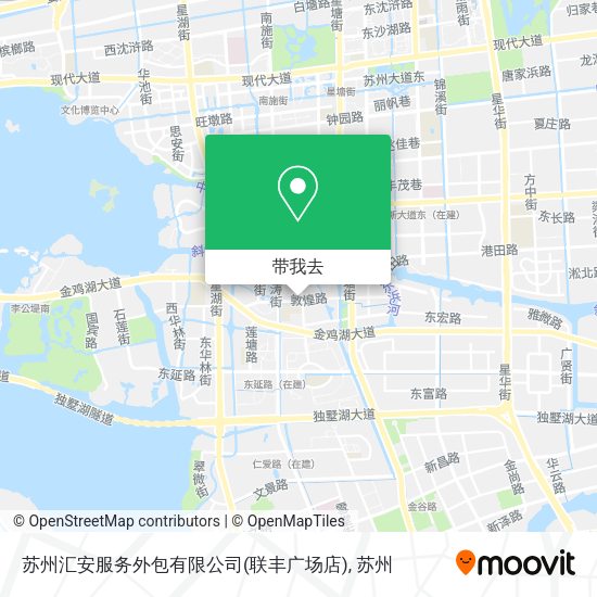 苏州汇安服务外包有限公司(联丰广场店)地图