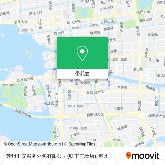 苏州汇安服务外包有限公司(联丰广场店)地图