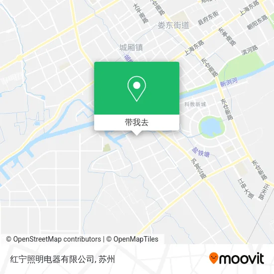 红宁照明电器有限公司地图