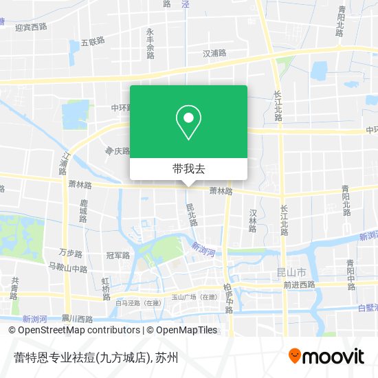蕾特恩专业祛痘(九方城店)地图