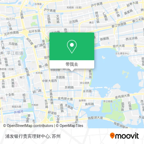 浦发银行贵宾理财中心地图