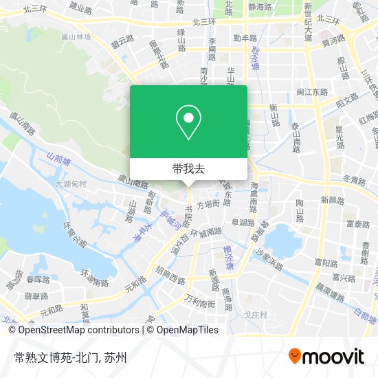 常熟文博苑-北门地图