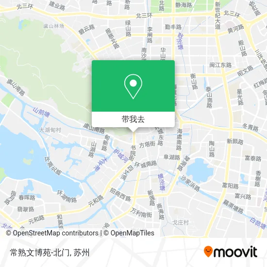 常熟文博苑-北门地图